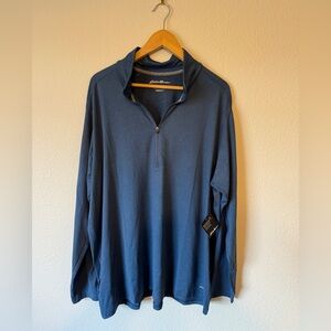 Eddie Bauer Blue Topaz Mountain Trek Long Sleeve‎ Shirt - 2XL